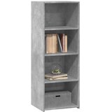  Visoka komoda boja betona 45 x 41 x 124 cm konstruirano drvo | shoptok.hr