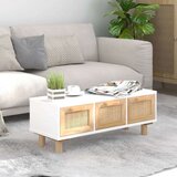  Stolić za kavu bijeli 80x40x30 cm konstruirano drvo i borovina | shoptok.hr