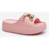 Boto Women's Lightweight Foam Slides with Pink Decorations Orchia | Shoptok.si
