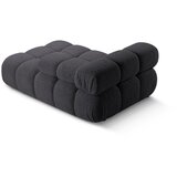 Micadoni Antracitno siva modularna sjedeća garnitura od bouclé tkanine (s desnim kutom) Bellis – Home | shoptok.hr