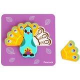 Woopie drvena slagalica: Montessori kocke životinja | shoptok.hr
