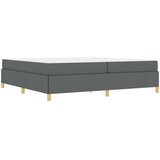  Krevetna konstrukcija Tamno siva 200 x 200 cm tkanina Zagasitosiva | Shoptok.si
