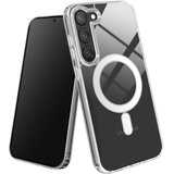 AVIZAR MagSafe ohišje za Samsung Galaxy S23 Odporno na udarce, ojačano s kovanci, Prozorno, (5000012454) | Shoptok.si