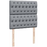  Okvir kreveta s oprugama i madrac svjetlosivi 90x200cm tkanina | shoptok.hr