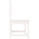  Vrtna klupa bijela 109 cm od masivne borovine | Eponuda.com