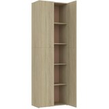  Uredski ormarić boja hrasta 60 x 32 x 190 cm konstruirano drvo | Eponuda.com