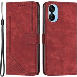 INORCO Za Infinix Note 12 5G/Note 12 Pro 5G PU usnjena torbica za telefon na dotik s črtami, natisnjeno stojalo za denarnico, (22035298) | Shoptok.si