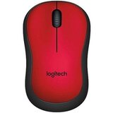Logitech Brezžična optična miška M220 (rdeča) Cene