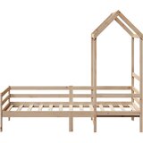  Dnevni krevet s krovom bez madraca 80x200 cm Masivno drvo | shoptok.hr