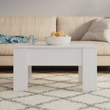  Stolić za kavu bijeli 79 x 49 x 41 cm od konstruiranog drva | Shoptok.si
