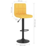  Barski stolčki 2 kosa gorčično rumeno blago, (20817350) | Shoptok.si