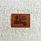 Love Story kremno bela postelja za pse 32x40 cm | Shoptok.si