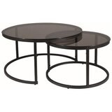  Stolić FERRANTE - crno/crno staklo | shoptok.hr