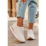 Big Star Ladies Leather Sneakers On A Platform | Shoptok.si