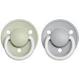 Bibs De Lux Natural Rubber Night Size 1: 0+ months duda Sage / Cloud 2 kos Cene