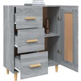 Komoda boja hrasta sonome 69 5 x 34 x 90 cm konstruirano drvo | shoptok.hr