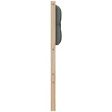  Uzglavlje Ostalo smeđe i tamnosivo 120 cm Masivna borovina | shoptok.hr