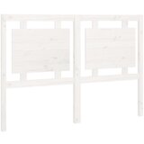 Maison Chic posteljno vzglavje - vzglavna omarica - nočna omarica belo 140,5x4x100 cm trdna borovina, (21705800) Cene