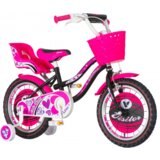 Venera Bike little heart 16” dečija bicikla crno roza | ePonuda.com