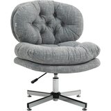 HOMCOM pisarniški stol poliester 65D x 65Š x 84–94V cm Siva, (5000242884) | Shoptok.si