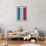  Plakat - Illustration of a Pool Against the French Flag 60x90 Crni okvir s margom | shoptok.hr