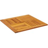 Stolna ploča 70x70x2 cm četvrtasta od masivnog drva bagrema | shoptok.hr