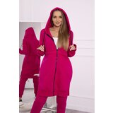 Kesi Insulated set with a long sweatshirt fuchsia | Shoptok.si