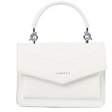 Shelvt White small women's handbag with a handle and strap | Shoptok.si