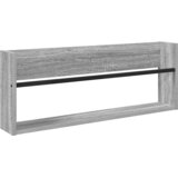  Polica za časopise s policom 2 pcs Siva Sonoma 80 x 12 x 30 cm | shoptok.hr