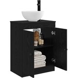  Kupaonski umivaonik s sudoperom Crna 54 x 35 x 83 cm | shoptok.hr