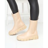 Resti Women's platform boots in beige Couell- Footwear | ePonuda.com