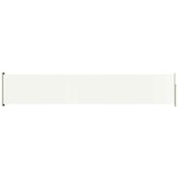 vidaXL Zložljiva stranska tenda za teraso 117x600 cm krem | Shoptok.si