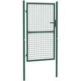  Vrata za ograjo iz jekla 100x150 cm zelena | Shoptok.si