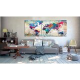  Slika - World Map: Cracked Wall 225x90 | shoptok.hr