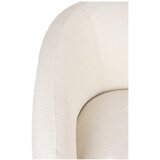 White Label Kremno bela sedežna garnitura 181 cm Len – | Shoptok.si