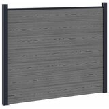 PANEL ograde WPC i aluminij Siva Cijene