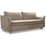 Miuform Bež baršunasta sklopiva sofa 225 cm – Cijene