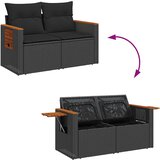  5-dijelna vrtna garnitura s jastucima crna | shoptok.hr