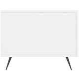  Stolić za kavu bijeli 50 x 50 x 40 cm od konstruiranog drva | shoptok.hr