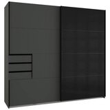 MID.YOU OMARA Z DRSNIMI VRATI, barve grafita, črna | Shoptok.si