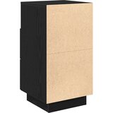 vidaXL Noćni ormarić s 2 ladice crni 36x36x68 cm | shoptok.hr