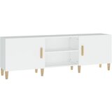 Maison Chic TV omarica - TV stojalo - Televizijska omarica bela 150x30x50 cm konstruiran les, (21701129) Cene