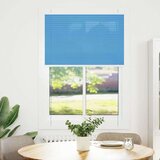 vidaXL Plisirana senčila Modra 100x150 cm Širina tkanine 99,4 cm | Shoptok.si