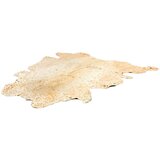 Kayoom RAVNO TKANA PREPROGA Fly 110 Weiß / Gold bela, zlate barve | Shoptok.si
