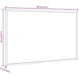  Ploča od pluta s okvirom od masivnog borovog drva 80 x 55 cm | shoptok.hr