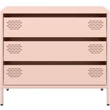 vidaXL Komoda roza 68x39x58,5 cm hladno valjano jeklo | Shoptok.si