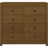  TV omarica medeno rjava 100x40x90 cm trdna borovina, (20654345) | Shoptok.si
