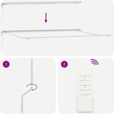 Nadstrešnica Senčnik Bela 6 × 3,5 m Kovina - - Bela - 43.92 - 6 x 3,5 m - 2025- | Shoptok.si