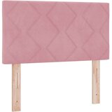 vidaXL Krevet s uzdignutom podlogom i madracem Ružičasta 80x200 cm Baršun | shoptok.hr