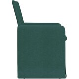 vidaXL Jedilni stoli 2 pcs Temno zelena 57 x 67 x 95 cm blago | Shoptok.si